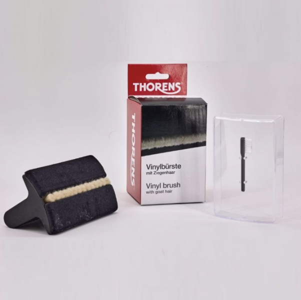 THORENS 山羊毛天鵝絨唱片刷｜黑膠清潔刷 THORENS 唱片刷, 黑膠清潔刷, 山羊毛唱片刷, 天鵝絨唱片刷, 黑膠清潔工具, 唱頭清潔刷, vinyl brush, record brush, 黑膠保養, 黑膠配件