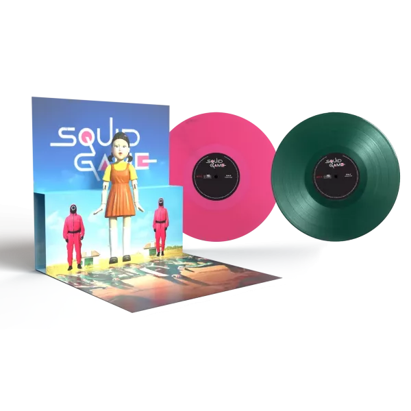 鄭在日 Jung Jaeil - 魷魚遊戲 Squid Game 粉綠彩膠2LP 