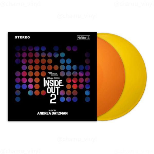 Andrea Datzman - 腦筋急轉彎2 Inside Out 2 電影原聲帶 彩膠2LP 