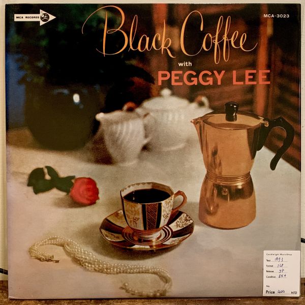 Peggy Lee – Black Coffee With Peggy Lee二手老膠1LP 
