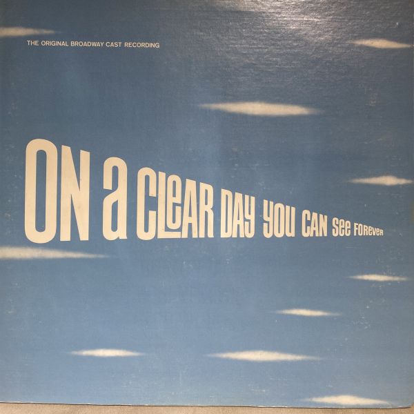 Barbara Harris And John Cullum – On A Clear Day You Can See Forever (Original Broadway Cast Recording) 二手老膠1LP 