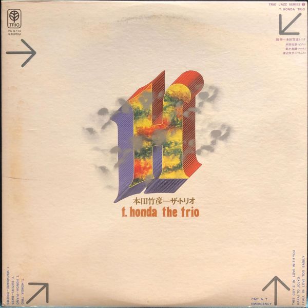 本田竹彥 T. Honda - The Trio 二手老膠1LP 