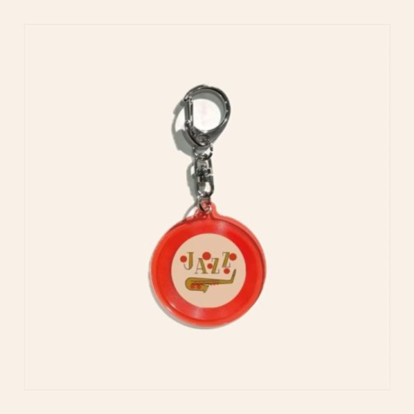 diskunion X The Music OMIYAGE 音樂鑰匙圈 Jazz 款 