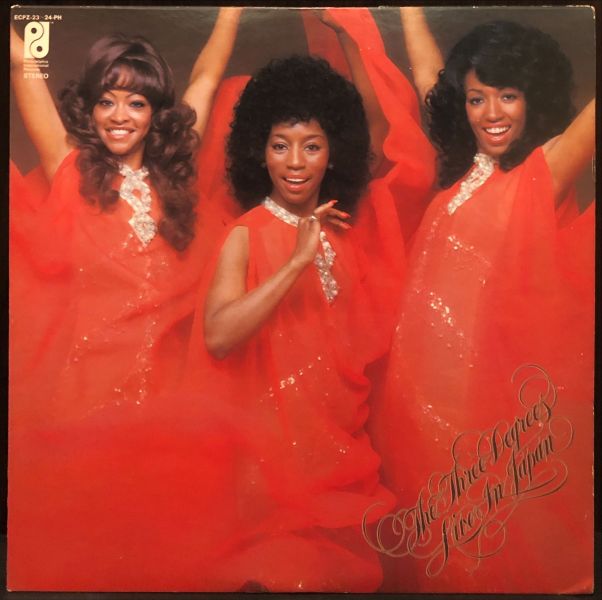 The Three Degrees - Live In Japan 二手老膠2LP 