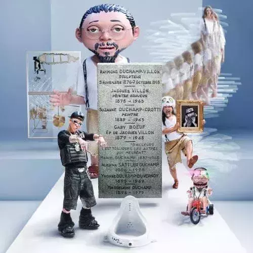 MNNK Bro. (Takashi Murakami & JP THE WAVY) - ローズ・セラヴィ さりながら、死ぬのは他人なり MNNK MADE 黑膠1LP + Trading Card 
