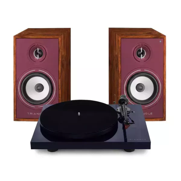 TRIANGLE BR03 Connect + LUNAR 3 黑膠組合｜主動式無線音響套組 TRIANGLE BR03 Connect,LUNAR 3黑膠唱盤,BR03 Connect黑膠組合,LUNAR 3音響組,BR03 Connect Phono,TRIANGLE黑膠套組,Ortofon 2M Red