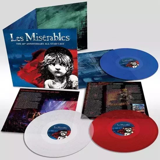 V.A. - Les Misérables 悲慘世界 四十週年紀念演出 彩膠3LP 
