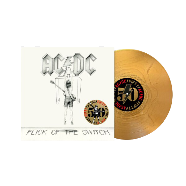 AC/DC - Flick Of The Switch 五十週年紀念黃金彩膠1LP 