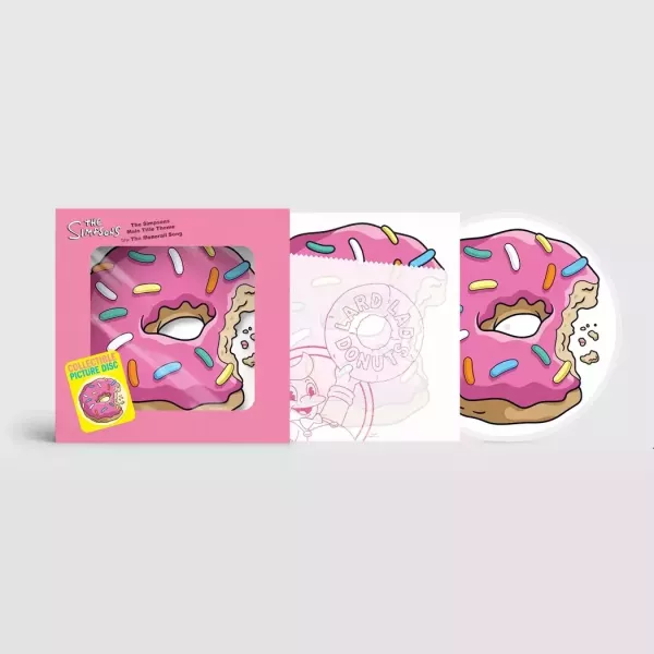 The Simpsons - 辛普森家庭主題曲 / Monorail Song 10吋甜甜圈圖膠1LP The Simpsons 黑膠,辛普森家庭 黑膠,The Simpsons Theme 黑膠,辛普森家庭主題曲 黑膠,Monorail Song 黑膠,The Simpsons Monorail Song 黑膠