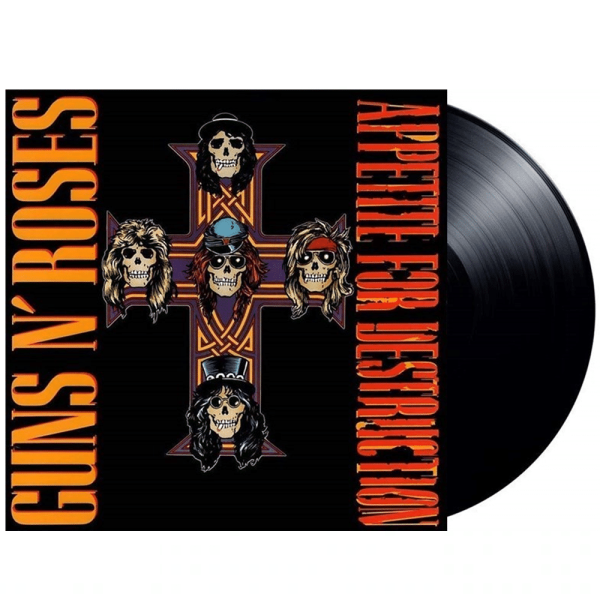 槍與玫瑰合唱團 GUNS N' ROSES -  APPETITE FOR DESTRUCTION 黑膠1LP 