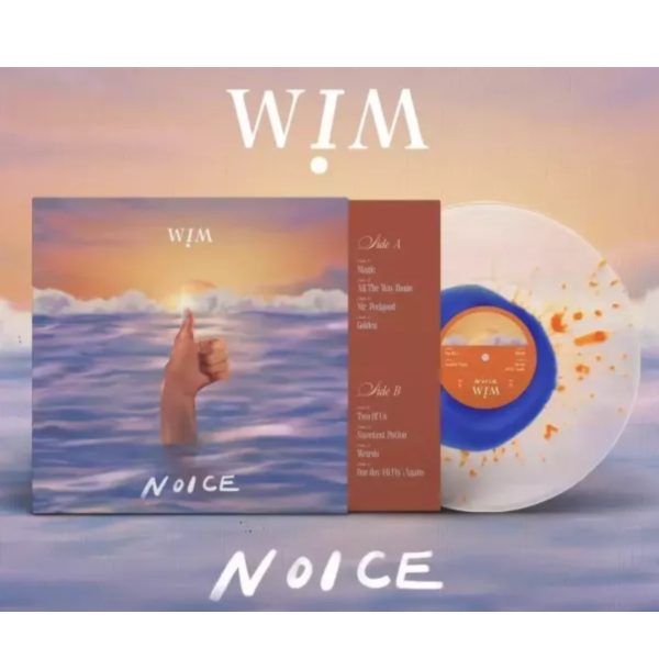 WiM - NOICE 藍橘噴濺膠1LP WIM NOICE 藍橘噴濺膠, NOICE 藍橘噴濺膠1LP, WIM NOICE 黑膠, WIM 黑膠, NOICE LP, 泰國 indie pop 黑膠