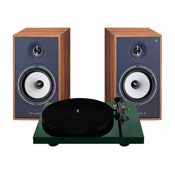 TRIANGLE BR03 Connect + LUNAR 3 黑膠組合｜主動式無線音響套組 TRIANGLE BR03 Connect,LUNAR 3黑膠唱盤,BR03 Connect黑膠組合,LUNAR 3音響組,BR03 Connect Phono,TRIANGLE黑膠套組,Ortofon 2M Red