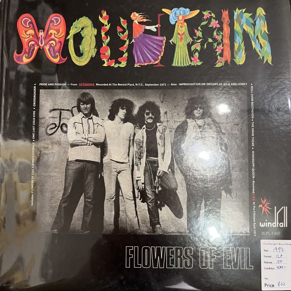 Mountain – Flowers Of Evil | 二手老膠1LP 