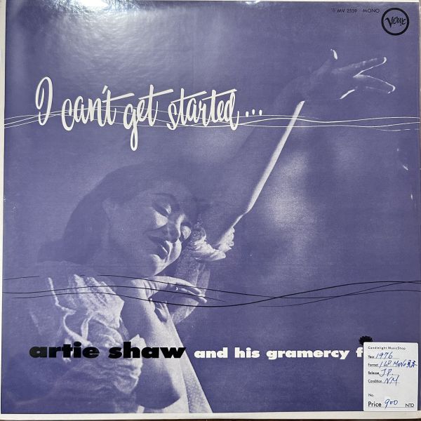 Artie Shaw And His Gramercy Five – I Can't Get Started... | 二手老膠1LP 
