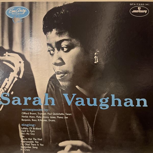 Sarah Vaughan - Sarah Vaughan｜二手老膠1LP Sarah Vaughan 二手黑膠,Sarah Vaughan 黑膠,Sarah Vaughan 同名專輯 二手黑膠