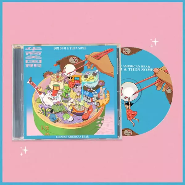 Chinese American Bear - Dim Sum & Then Some CD Chinese American Bear, Dim Sum & Then Some, Chinese American Bear 黑膠, Indie Pop, Dream Pop, Chillwave, 獨立音樂, 彩膠黑膠, 粉色彩膠, 黑膠唱片, LP