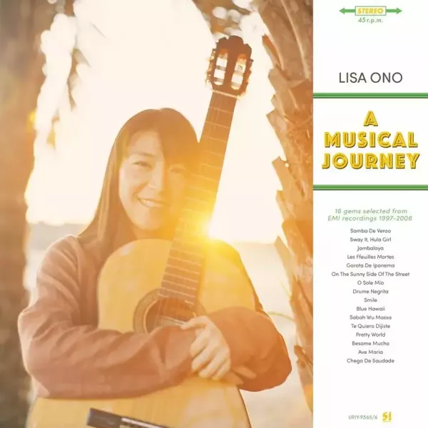 小野麗莎 Lisa Ono - 音楽の旅 A Musical Journey [100% Pure LP] 發燒透明膠2LP 小野麗莎, Lisa Ono, 音楽の旅, A Musical Journey, Bossa Nova, 爵士音樂, Vocal Jazz, 發燒黑膠, 100% Pure LP, 透明彩膠, 黑膠唱片, LP, 2LP