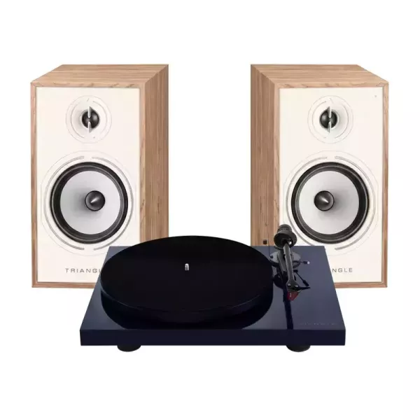 TRIANGLE BR03 Connect + LUNAR 3 黑膠組合｜主動式無線音響套組 TRIANGLE BR03 Connect,LUNAR 3黑膠唱盤,BR03 Connect黑膠組合,LUNAR 3音響組,BR03 Connect Phono,TRIANGLE黑膠套組,Ortofon 2M Red