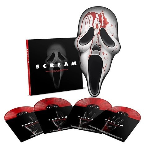 BMARCO ELTRAMI - 驚聲尖叫 SCREAM 電影原聲帶 血紅煙燻膠4LP 