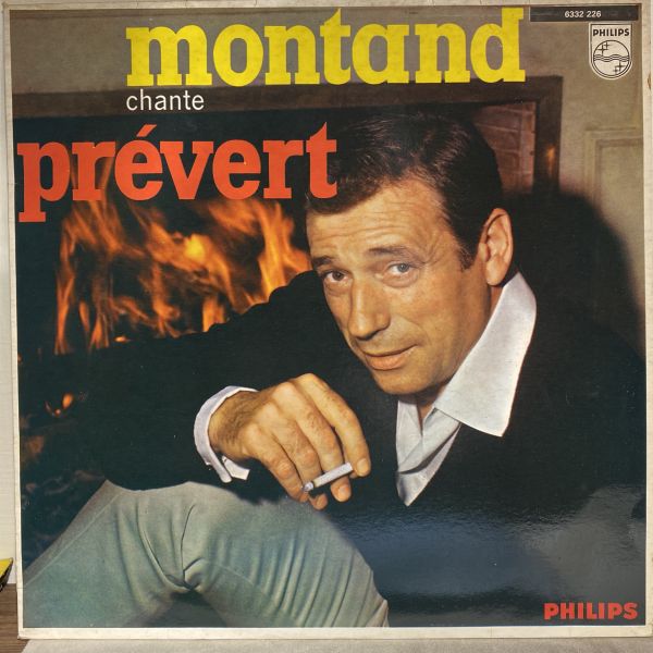 Yves Montand – Montand Chante Prévert 二手老膠1LP 