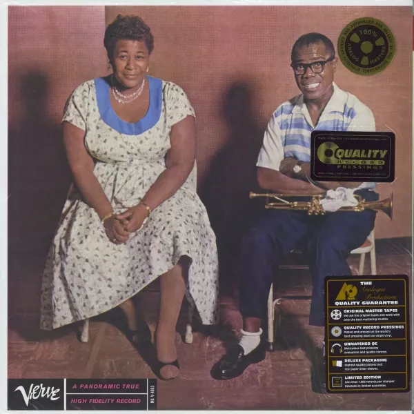 Ella Fitzgerald and Louis Armstrong - Ella and Louis 發燒黑膠[2LP] (Mono 45 RPM 180 Gram Audiophile Vinyl Record) 