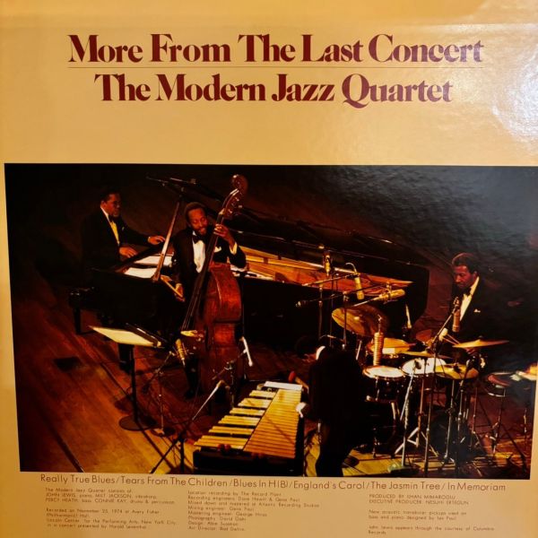 The Modern Jazz Quartet – More From The Last Concert | 二手老膠1LP 