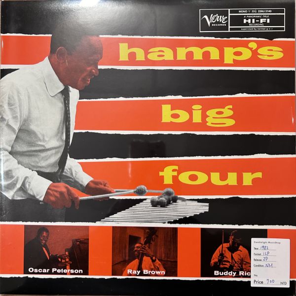 Lionel Hampton Quartet – Hamp's Big Four | 二手老膠1LP 