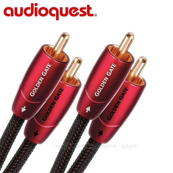 AudioQuest Golden Gate RCA-RCA 訊號線 AudioQuest Golden Gate,Golden Gate RCA,Golden Gate訊號線,AudioQuest RCA訊號線,PSC實心銅,RCA類比訊號線,音響訊號線