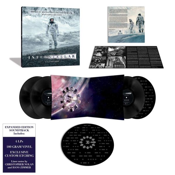 Hans Zimmer - 星際效應Interstellar 電影原聲帶豪華精裝4LP 