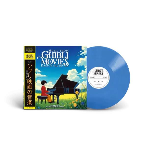 Guillaume Masson - Music From Ghibli Movies: Piano in the Sky 藍色彩膠1LP 