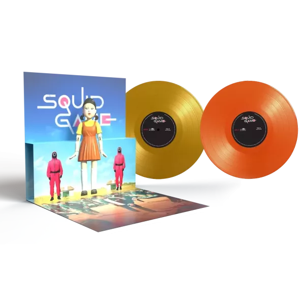 鄭在日 Jung Jaeil - 魷魚遊戲 Squid Game 橘黃彩膠2LP 