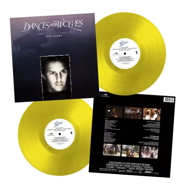 John Barry - 與狼共舞 Dances With Wolves 35週年紀念電影原聲帶彩膠2LP 