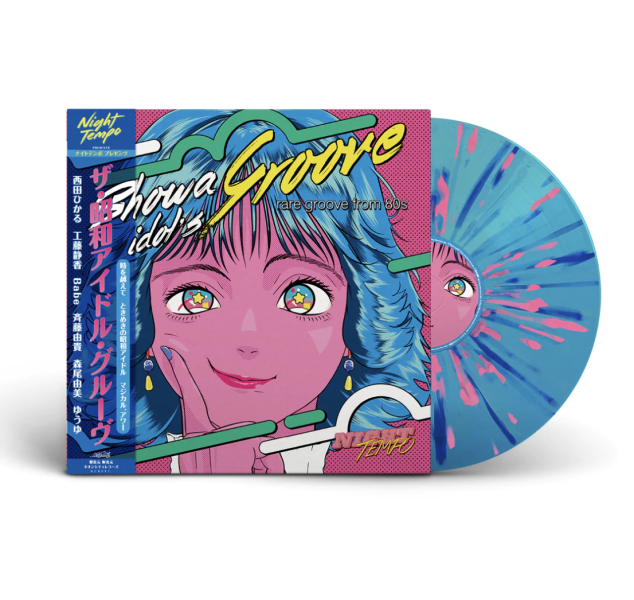 Night Tempo presents The Showa Idol’s Groove 12” 潑墨彩膠1LP 