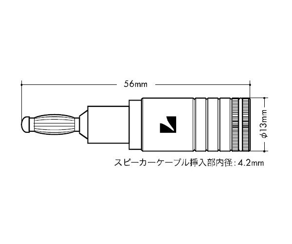 日本名廠 LUXMAN JPB-10 發燒級鍍金香蕉插 (一盒4入) 