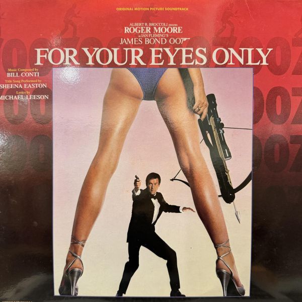 Bill Conti - For Your Eyes Only (Original Motion Picture Soundtrack)｜二手老膠1LP Bill Conti 黑膠、For Your Eyes Only 黑膠、007 最高機密 黑膠、Bill Conti For Your Eyes Only 黑膠