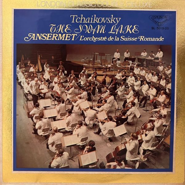 Ansermet 安塞美／瑞士羅曼德管弦樂團 - 柴可夫斯基／天鵝湖 二手老膠2LP 