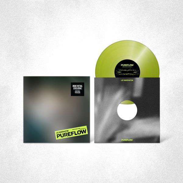 LE SSERAFIM - PUREFLOW pt.1 indie exclusive 版黃膠1LP LE SSERAFIM PUREFLOW pt 1 黑膠, PUREFLOW pt 1 黑膠, LE SSERAFIM 黑膠, PUREFLOW LP, LE SSERAFIM LP, LE SSERAFIM 黑膠1LP