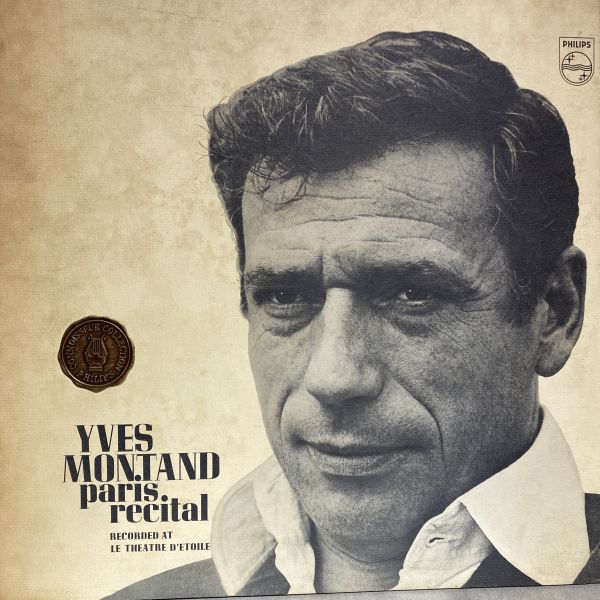 Yves Montand – Paris Recital: Recorded At Le Theatre D'Etoile 二手老膠1LP 