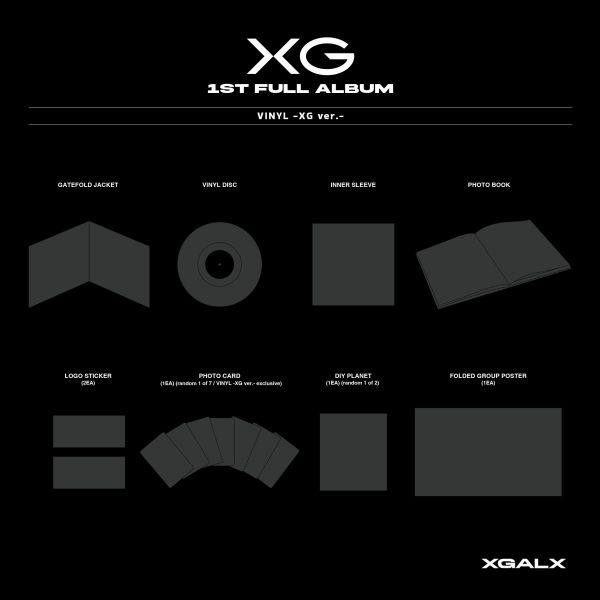 XG - 未定 限量黑膠1LP 
