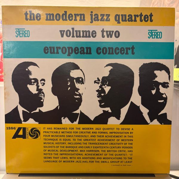 The Modern Jazz Quartet - European Concert: Volume Two｜二手老膠1LP 