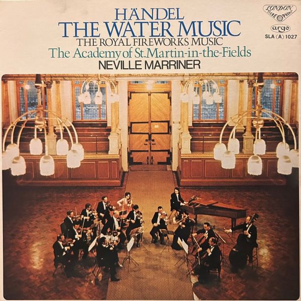 Neville Marriner 馬里納／聖馬丁室內樂團 - 韓德爾／水上音樂、皇家煙火 二手老膠1LP 