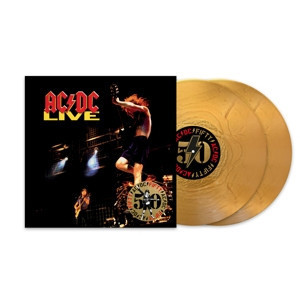 AC/DC - LIVE 出道50週年紀念 限量金色彩膠2LP 