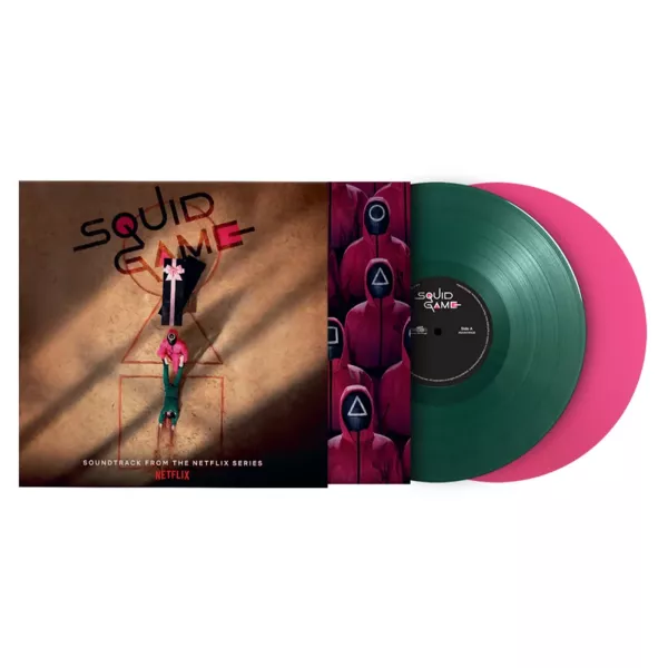 鄭在日 Jung Jaeil - 魷魚遊戲 Squid Game 粉綠彩膠2LP 