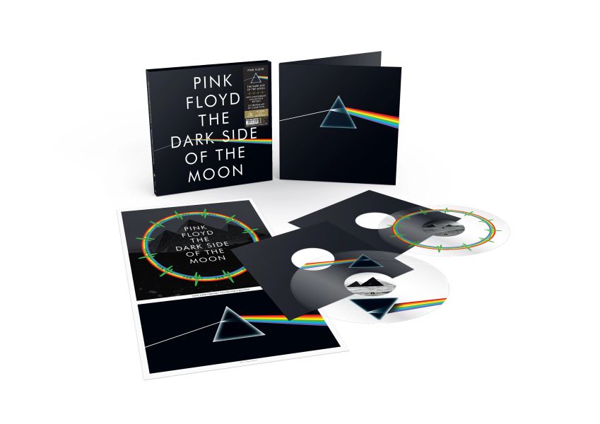 PINK FLOYD - THE DARK SIDE OF THE MOON 限量透明彩繪彩膠2LP 