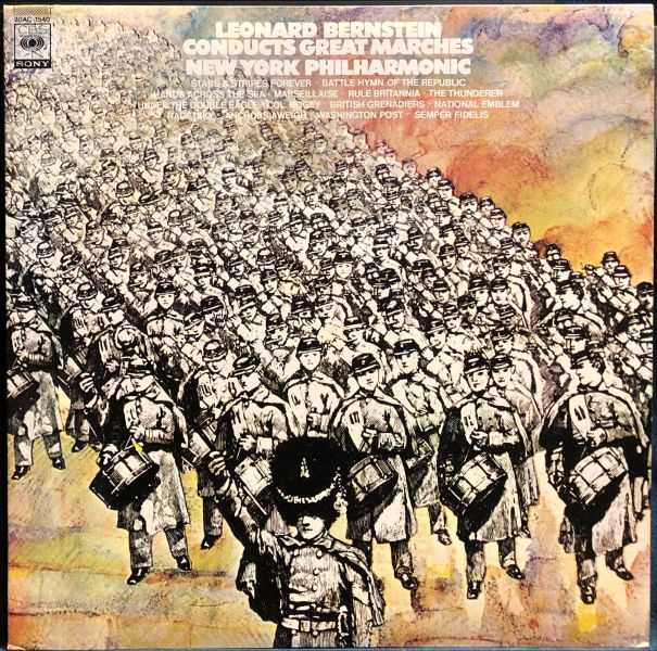 New York Philharmonic - Leonard Bernstein Conducts Great Marches 二手老膠1LP 