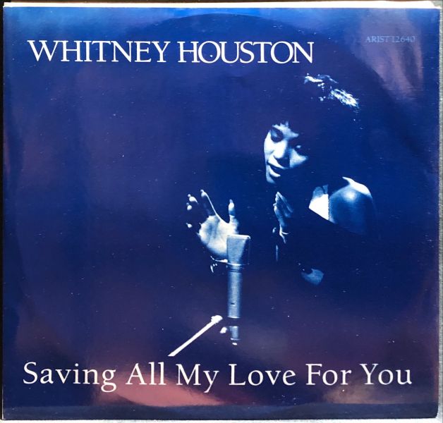 Whitney Houston - Saving All My Love For You 二手老膠1LP 