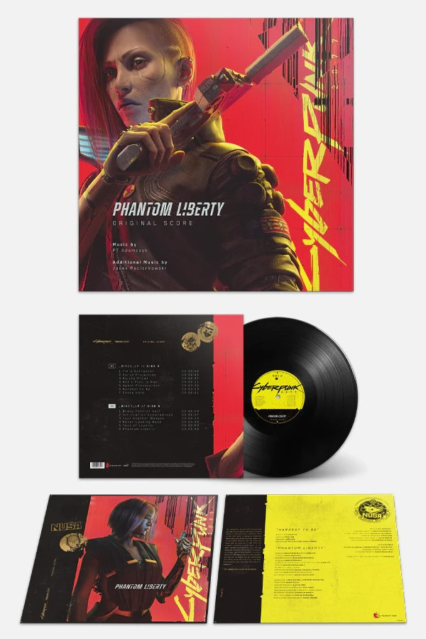 電馭叛客2077：自由幻局 CYBERPUNK 2077: PHANTOM LIBERTY (ORIGINAL SCORE) 黑膠1LP 