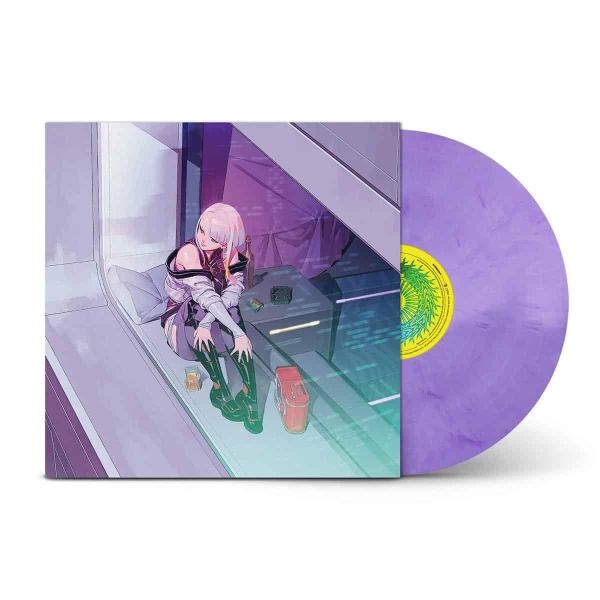 電馭叛客：邊緣行者CYBERPUNK: EDGERUNNERS 原聲帶 大理石紫膠1LP 