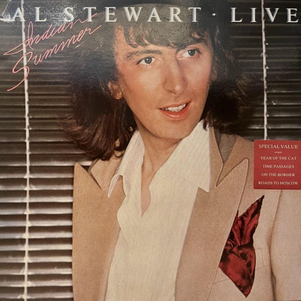 Al Stewart - Live Indian Summer｜二手老膠2LP Al Stewart Live Indian Summer 黑膠, Al Stewart 黑膠, Live Indian Summer LP, Al Stewart LP, Al Stewart 專輯, Live Indian Summer 黑膠, Al Stewart 二手黑膠, Al Stewart Live LP