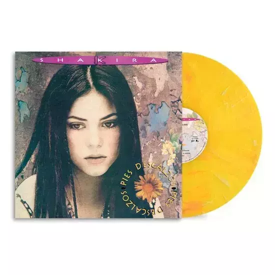 Shakira - Pies Descalzos 黃膠1LP 